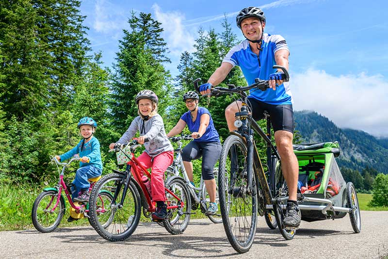 Fahrrad-Transport in Villach